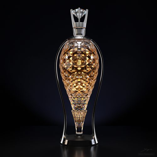 Flacon de parfum Prismatic modélisé sur Rhino 3D